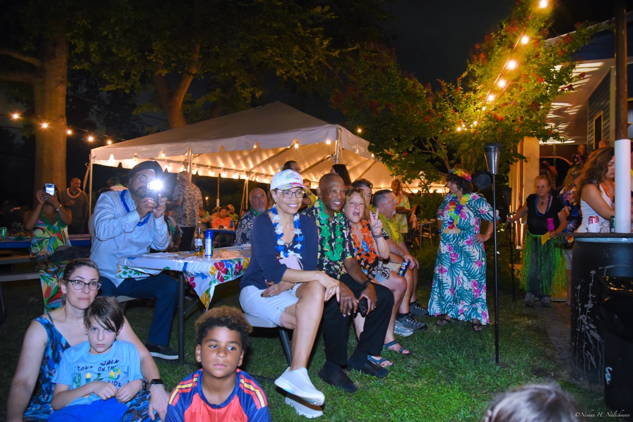 A memorable moment from the 24th Annual Luau